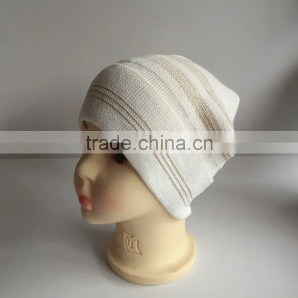 Export to EURO Acrylic Pure Black Colour Mans Winter Hat photo-3