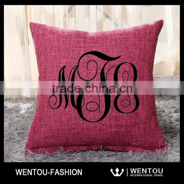 Wholesale Cotton Linen Pillow Cover With Zipper photo-5