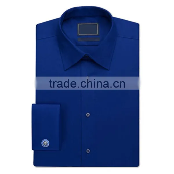 2016 New Model Shirts For Men Royal Blue Shirt photo-5
