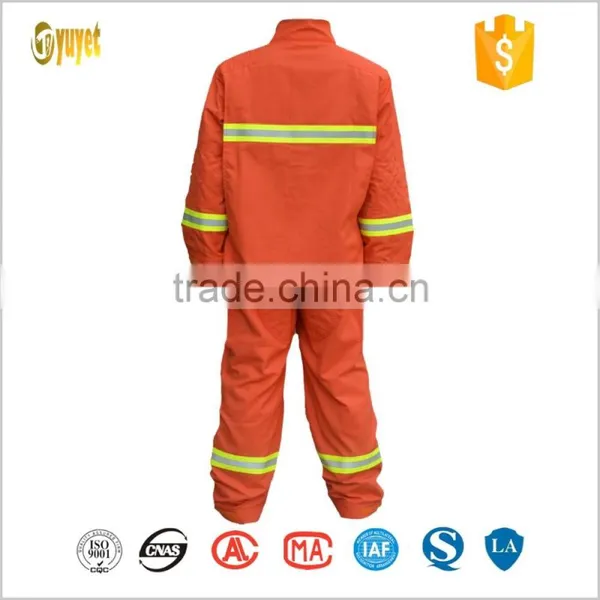 High Vis Orange Cotton Reflective Safety Fire Fighter Clothing photo-2