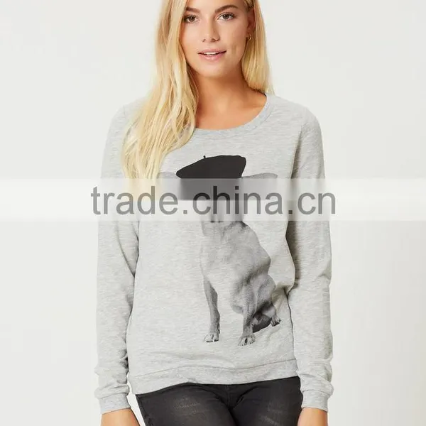 Women Super Soft Organic Cotton Fabrication Sweatshirts Without Hood photo-4