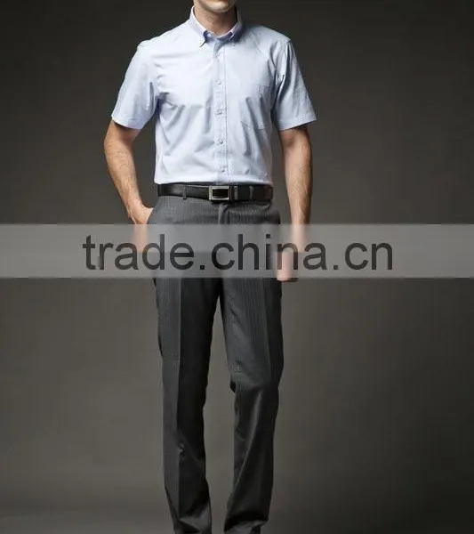 2015 New Fashion Men's Business Shirt 100% Cotton photo-3