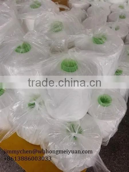 Spun Polyester Deying Color Yarn on Plastic Cone photo-2