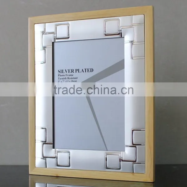 High Quanlity Assorted Design Silver Plated Metal Photo Frame Trophy for Wooden Base photo-6