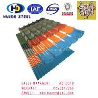 Resistant PVC Plastic Corrugated Roofing Sheet for House Warehouse/ Curragated Roof Steel Prepainted Galvanized Steel Coil/Steel Sheet