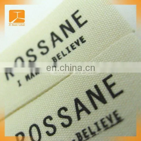 Environmental Brand Woven Label Tag for Foreign Trading Garments Cotton Clothes Neck Label photo-5