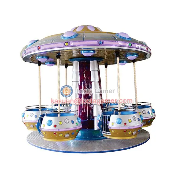 Zhongshan Amusement Park Equipment Kids Rides Swing Flying Chair 18 Seat UFO Flying Chair for Sale, Kiddie Rides, Earn m photo-2