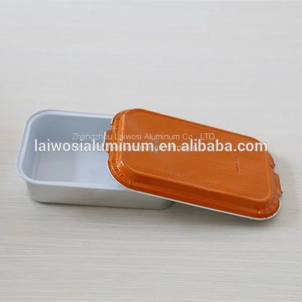 Takeaway Rectangular Disposable Aluminum Foil Airline Food Container/tray photo-2