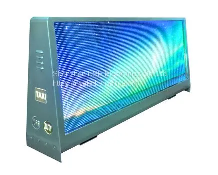TS 2.5/3/3.33/5 Taxi Top Display Taxi Topper LED Display Taxi LED Display Powered Taxi Roof LED Display Exporter photo-4
