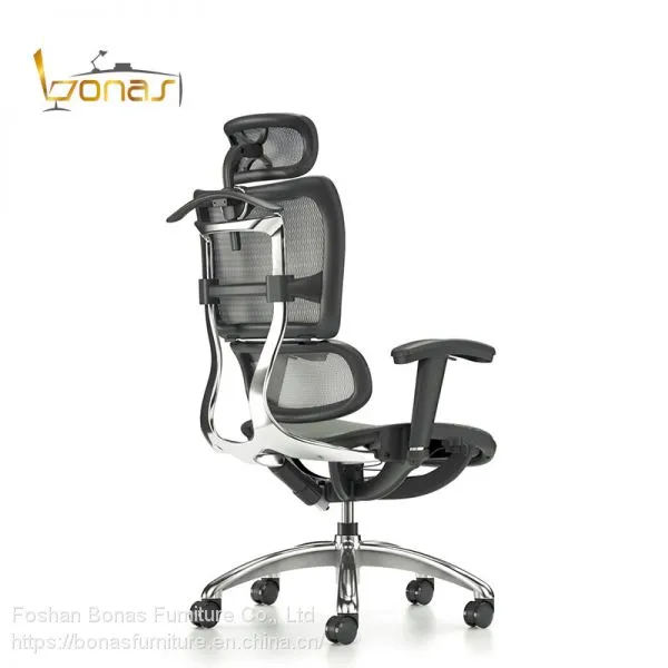 High Quality Executive Mesh Ergonomic Office Chair With Headrest for Boss photo-2