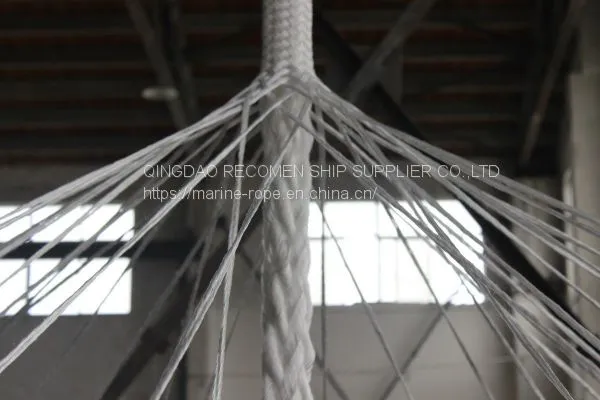 RECOMEN Supply 8 Inch Machine Polyester Braided for Ship pp Rope Diameter 150mm photo-2