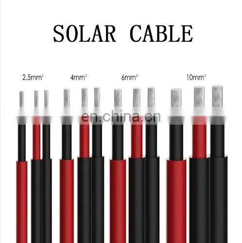 Flexible Flame Retardant Electric PV Wire 1.5MM 2.5MM Environmental Protection photo-3