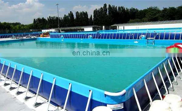 Customized Large Size Inflatable Steel Frame Swimming Water Pool photo-4
