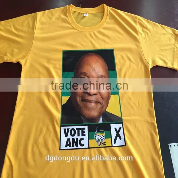Cheap Election T-Shirts 100% Cotton Printed Shirts for Men photo-4