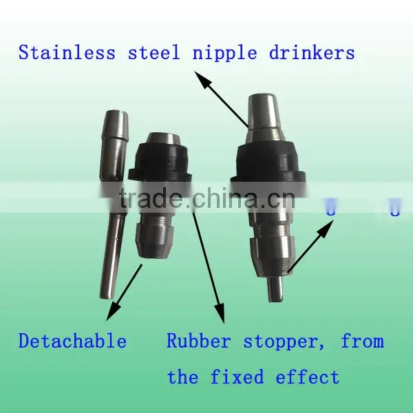 Qingdao High Quality 304 Stainless Steel Poultry Nipple Drinkers Automatic Poultry Drinkers photo-4