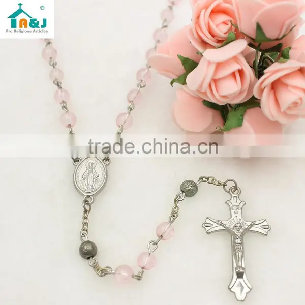 Hot Sale Plastic Rosary Bead Necklace photo-2