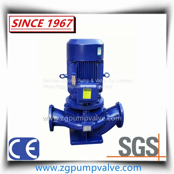 Carbon Steel Vertical Centrifugal Inline/Pipeline Circulating Water Pump photo-2