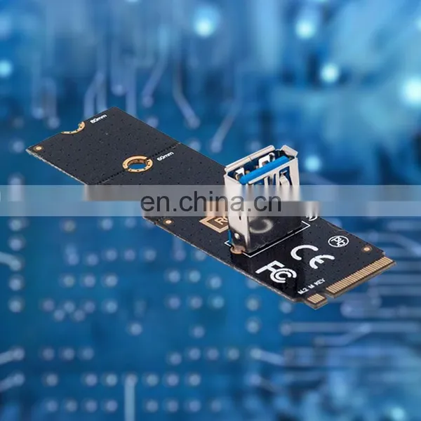 Ngff M.2 M2 Key-m To Usb 3.0 Adapter Converter Card For Pci-e 1x To 16x Riser Card In Stock photo-2
