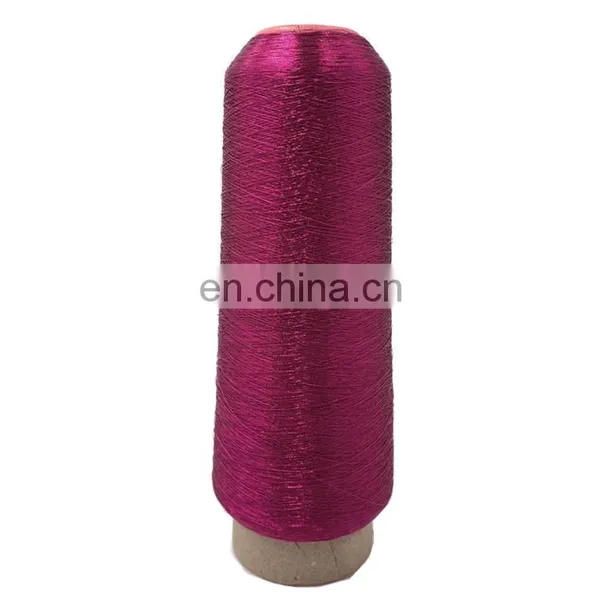 MX Type Silver Color Metallic Yarn Metallic Thread For Weaving