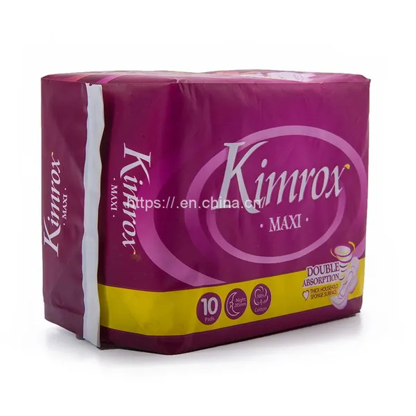 Sanitary Pads For Women, Maxi Super Absorbent Night Pads, With Wings, Unscented, 10 Count photo-4