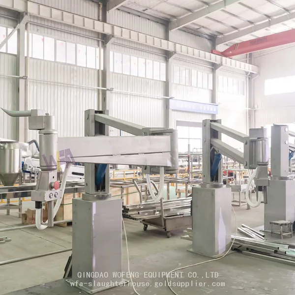 Complete Pork Abattoir Slaughter Hydraulic Carcass Mechanical Arm For Pig Killing Machine photo-2