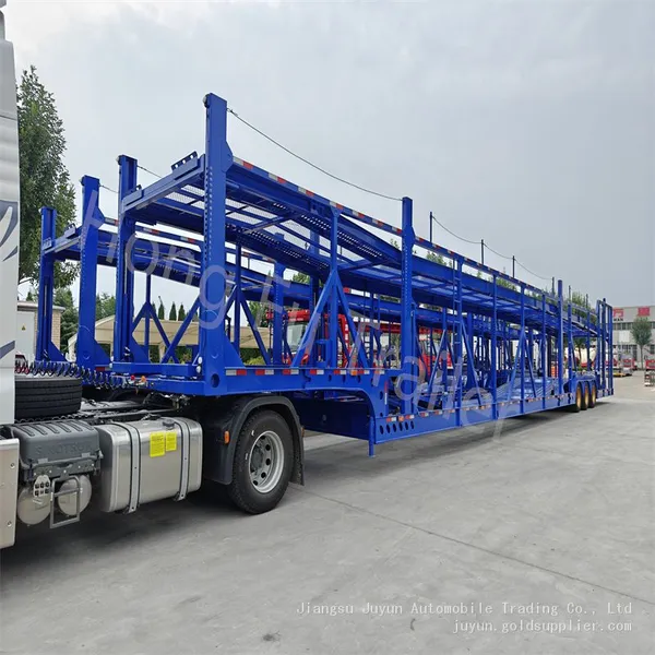 24 Meter Export Semi-trailer 10 Car Semi-trailer Export Russian Semi-trailer 3-axle Semi-trailer photo-2