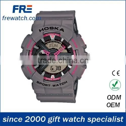 2015 Hot Sales Abs Water Resisting Sports Watch With Multi Time Display Abs Sport Watch for Young photo-2