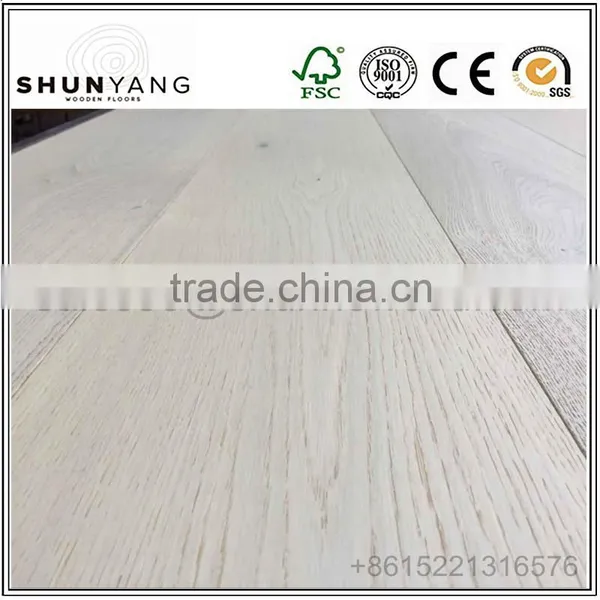 White Wax Oiled Oak Engineered Wood Flooring photo-3