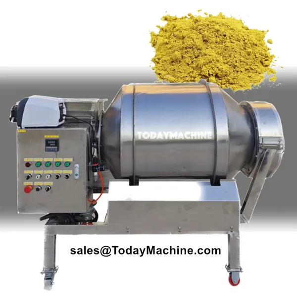 Dry Plastic Additive Flour Spice Two Dimensional Drum Mixer Machine photo-5