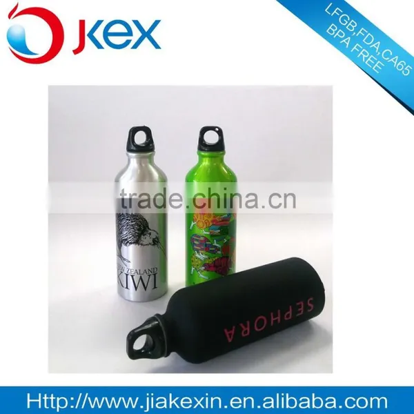Aluminum Sport Water Bottle With Carabiner Hook photo-4