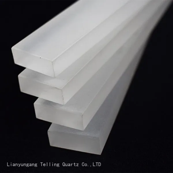 Optical Drilled Quartz Glass Plate Customized Quartz Sheet photo-3