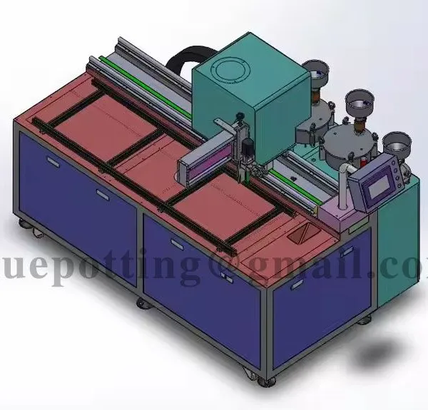 AB Adhesive Sealant Mixing System Potting Filling Dispensing Machine AB Glue Mixer Dispenser With Oven Curing photo-2