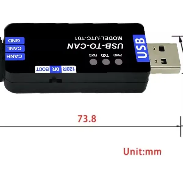 USB to CAN Module CAN Analyzer USB to PCAN Adapter USBCAN Bus Analyzer Debugging Assistant Secondary Development photo-4