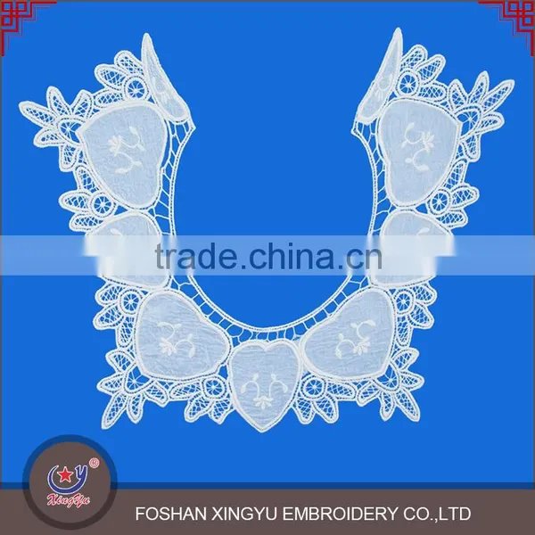 Wholesale Hot-selling Custom Fashion Cotton Lady Neck Collar Design Embroidery Collar for Women photo-3