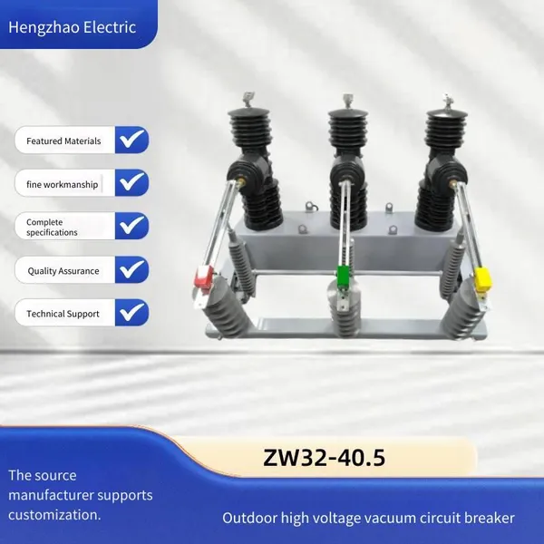 Hengzhao Zw32-40.5 High-voltage Vacuum Circuit Breaker, 35kv Pole-mounted Switch With Isolator