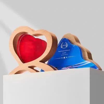In-Stock Wholesale & Customization: Premium Wooden and Crystal Trophies—Outstanding Awards for Employee Appreciation and Service Recognition photo-5