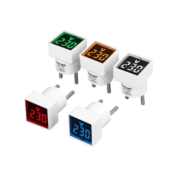 LED Digital Display Voltmeter AC230V EU Plug Voltage Indicator With Mill Test Report photo-5