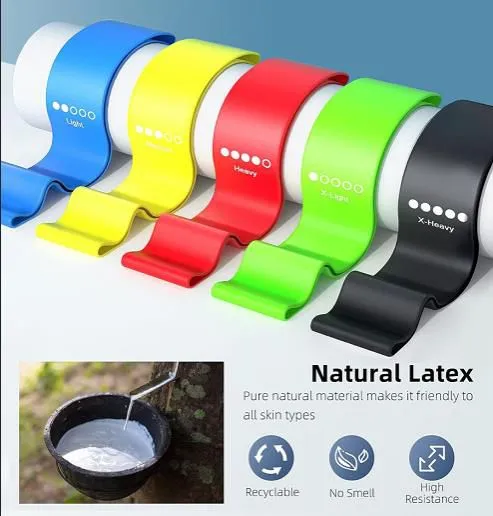 Latex Elastic Band Yoga High Elastic Band Training Pull Band Men and Women Resistance Band Sports Fitness Pull Circle photo-2