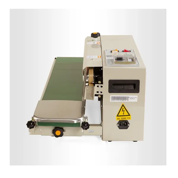 MO-QDMECH Continuous Band Sealer Automatic Bag Sealing Machine BZ050 Conveyor Type Sealer 1-12m/min Food Packing photo-2