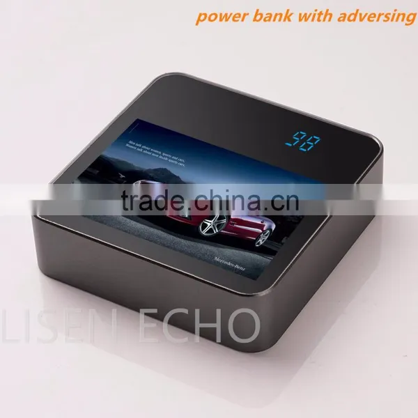 Mirror Power Bank Polymer Cell 6600mah With Digital Indicator and Clear Advertising photo-2