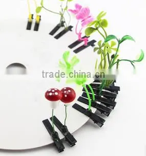 Plant Grass Head Long Grass Hair Clip Flower Sprouts Flower Hairpin photo-2