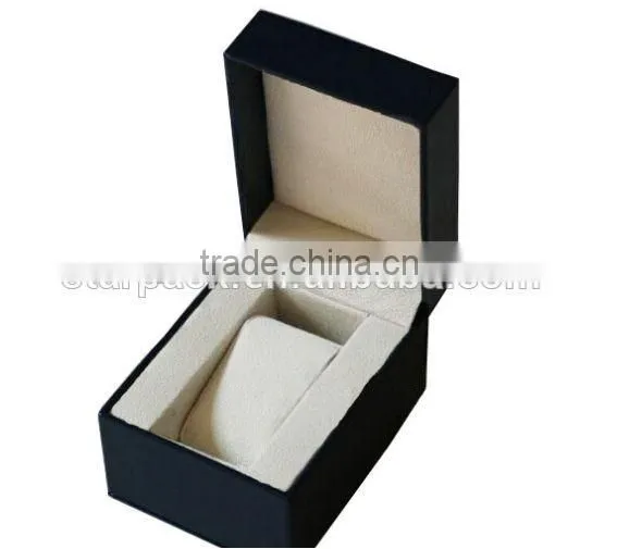 W1455-3 Factory Wholesale Velvet Watch Cushion Wooden Single Watch Boxes photo-3