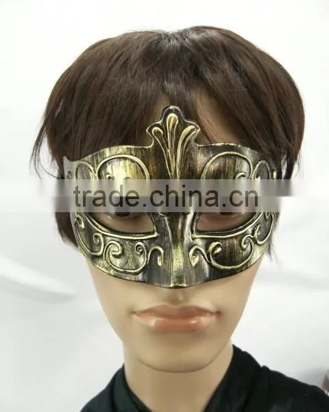 Masquerade Halloween Party Wholesale Hard Plastic Colorful Venice Crack Mask for Women Drawing Colorful Mask photo-3