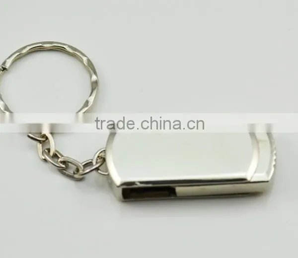 Silver Metal USB Pendrive 32gb Swivel USB for Promotion photo-3