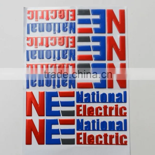 Cutom Engraved 3M Adhesive Nickel Car Sticker photo-2