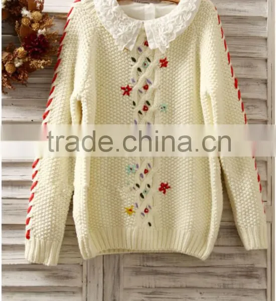 2014 Spring Woman Knitted Fashionable Pullover