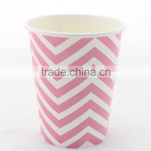SGS&FDA Certificated New Design 9oz Stocked Cup Cold Drinking Paper Cups photo-5
