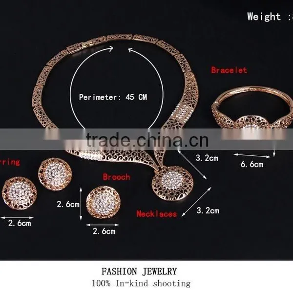 Manufacturers,Gold Jewellery Gold Plated Jewelry Set Zircon Jewelry Set photo-4