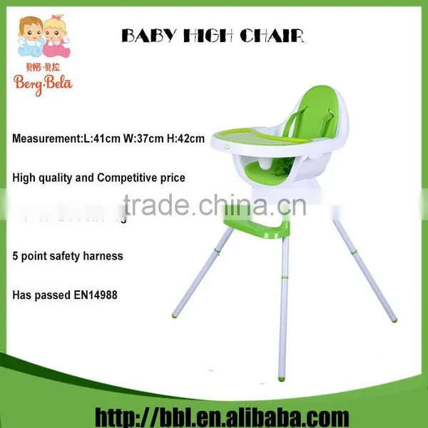 China Professional Manufacturer Lowest Price Quick Mounting Eco-friendly Plastic High Chair Sale photo-2