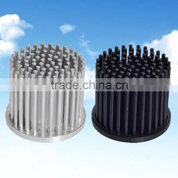 Custom Cold Forged Black Anodized Aluminum LED Heat Sink
